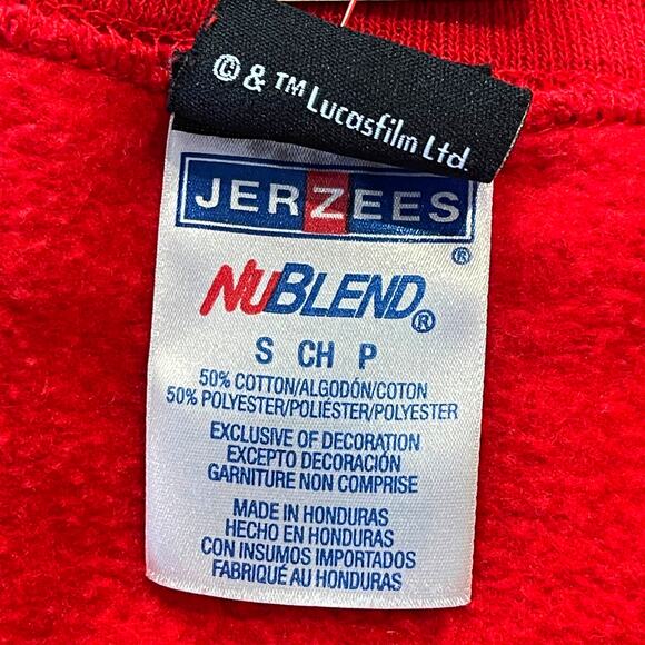 Jerzees Star Wars All The Dark Side Things Ugly Christmas Sweatshirt Size Small - Picture 4 of 4